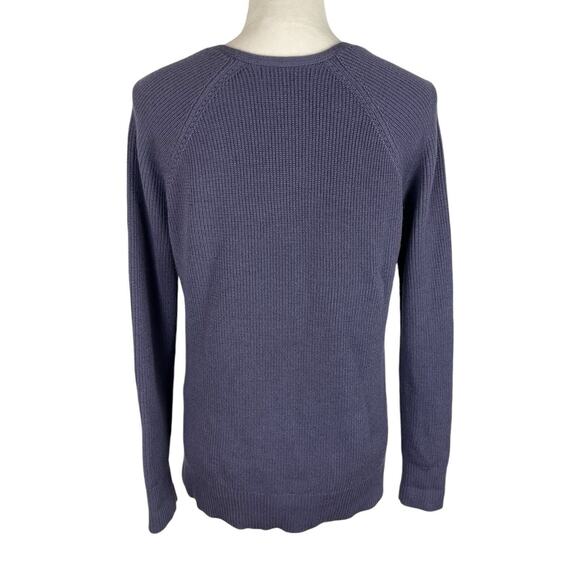 Athleta Hanover Refined V-Neck Pullover Sweater Dusk Violet Merino Wool Size XS - Picture 6 of 8